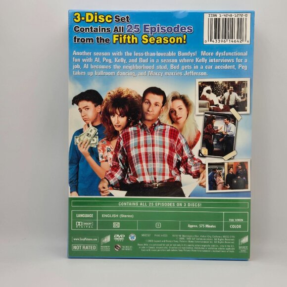 Married With Children Fifth Season 5 DVD Set Complete New Sealed [25 Episodes] - Picture 2 of 6